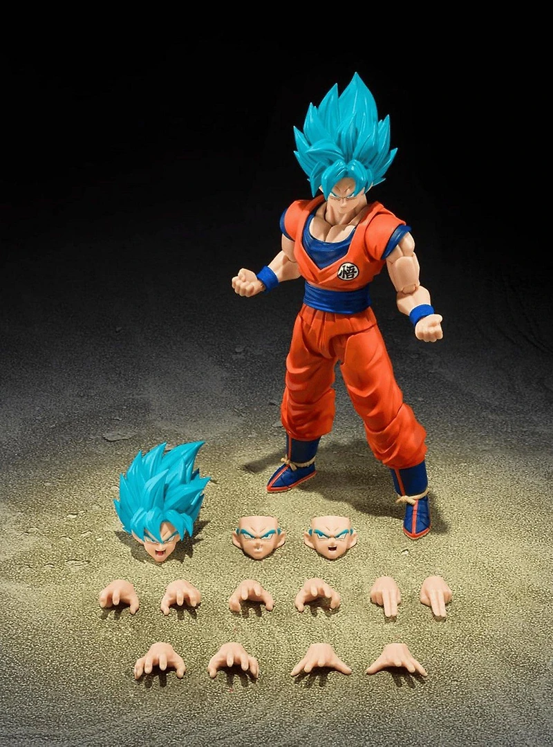 Bandai Namco Dragon Ball Super S.H.Figuarts Super Saiyan God Super Saiyan Goku (Blue Power Transcending Limits) Figure