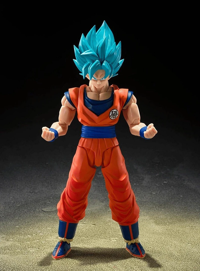 Bandai Namco Dragon Ball Super S.H.Figuarts Super Saiyan God Super Saiyan Goku (Blue Power Transcending Limits) Figure