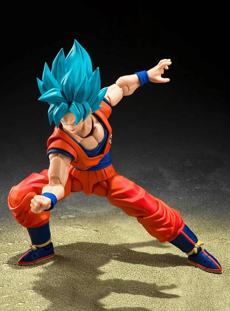Bandai Namco Dragon Ball Super S.H.Figuarts Super Saiyan God Super Saiyan Goku (Blue Power Transcending Limits) Figure