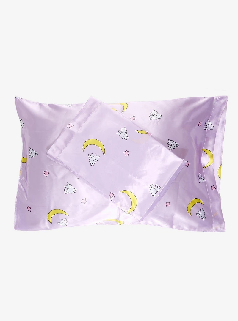 Sailor Moon Bunny & Stars Silk Pillowcase Set - BoxLuch Exclusive