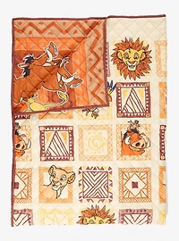 Disney The Lion King Retro Quilted Blanket — BoxLunch Exclusive