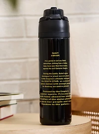 Star Wars Logo Flip Top Water Bottle