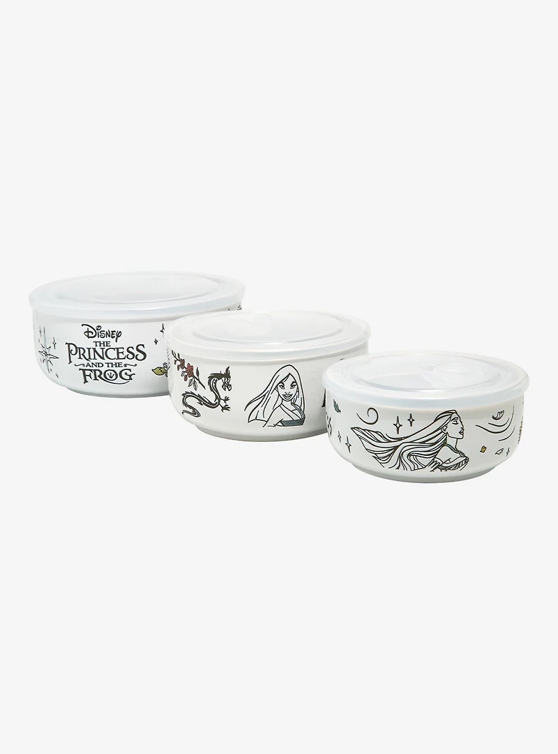 Disney Princess Tonal Icons Bowl & Lid Set - BoxLunch Exclusive