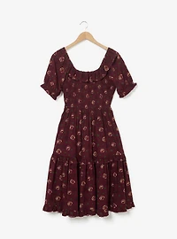 Disney Pirates of the Caribbean Icons Allover Print Midi Dress - BoxLunch Exclusive