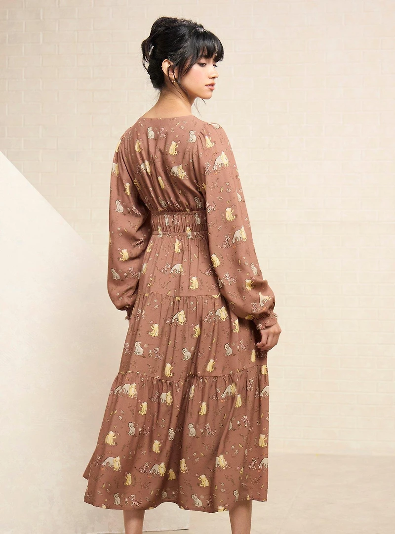 Disney Winnie the Pooh Classic Characters Long Sleeve Dress - BoxLunch Exclusive