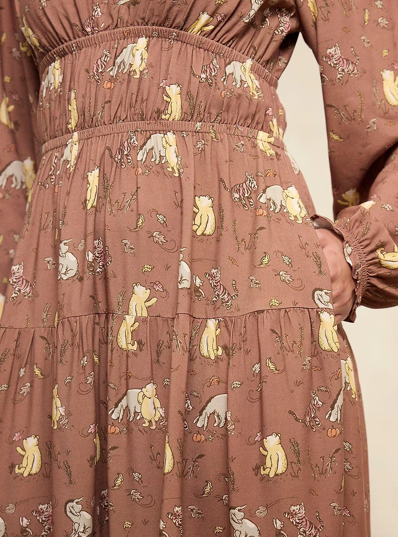 Disney Winnie the Pooh Classic Characters Long Sleeve Dress - BoxLunch Exclusive