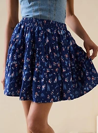 Disney Cinderella Icons Allover Print Tiered Skirt — BoxLunch Exclusive