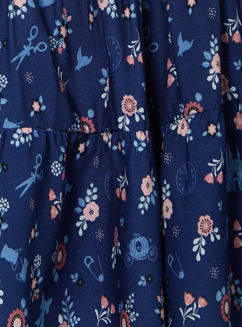 Disney Cinderella Icons Allover Print Tiered Skirt — BoxLunch Exclusive