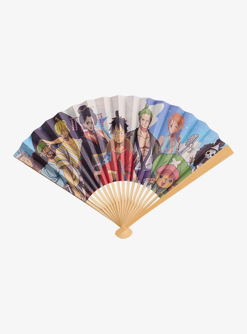One Piece Characters Double-Sided Handheld Fan
