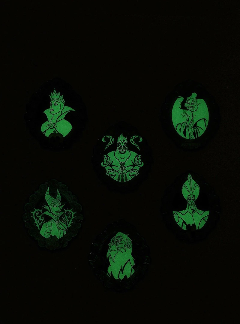 Loungefly Disney Villains Cameos Glow-in-the-Dark Blind Box Enamel Pin - BoxLunch Exclusive
