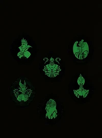 Loungefly Disney Villains Cameos Glow-in-the-Dark Blind Box Enamel Pin - BoxLunch Exclusive