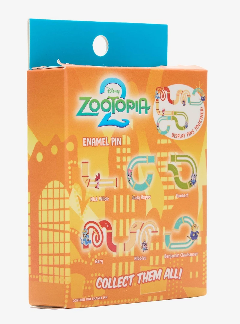 Disney Zootopia 2 Characters Slide Blind Box Enamel Pin - BoxLunch Exclusive