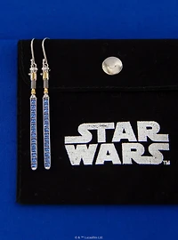 Star Wars X RockLove Obi-Wan Kenobi Crystal Lightsaber Earrings