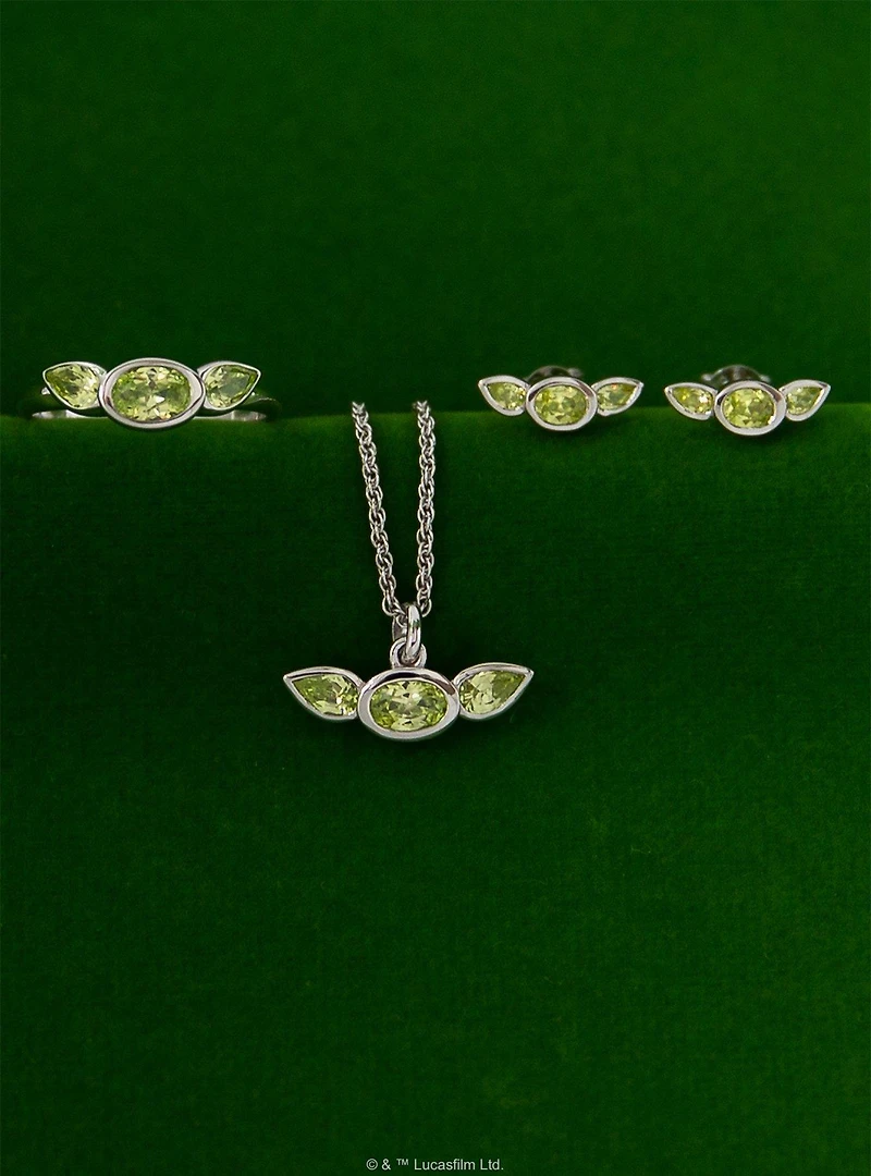 Star Wars X RockLove Crystal Grogu Stud Earrings