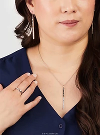 Star Wars X RockLove Ahsoka Tano Crystal Lightsaber Earrings