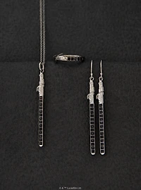 Star Wars X RockLove Darksaber Crystal Lightsaber Necklace