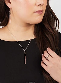 Star Wars X RockLove Darth Vader Crystal Lightsaber Necklace