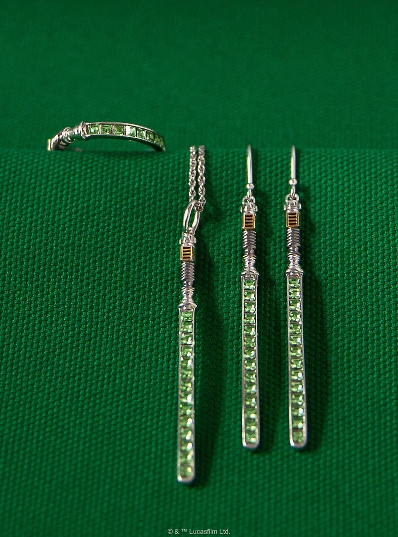 Star Wars X RockLove Luke Skywalker Crystal Lightsaber Ring