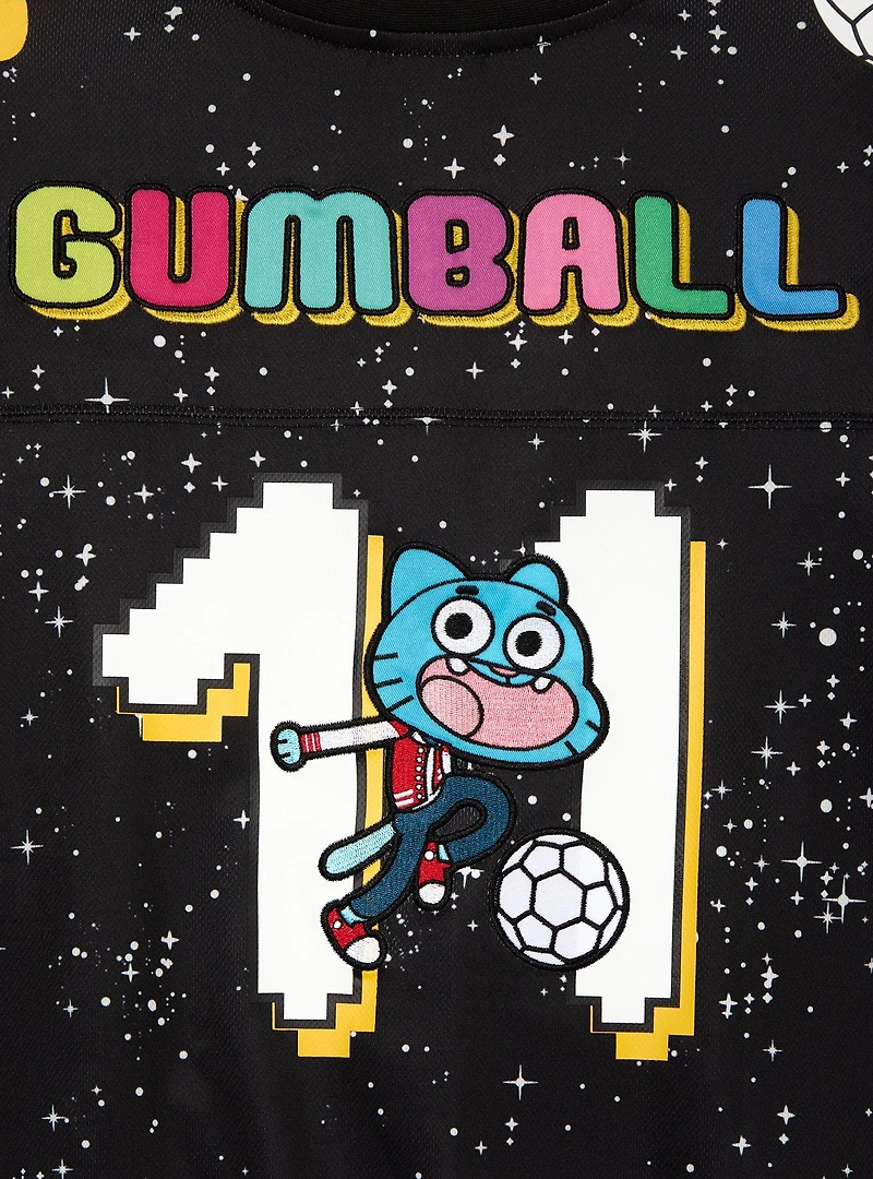 The Amazing World of Gumball Women's Cropped Football Jersey - BoxLunch Exclusive