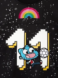 The Amazing World of Gumball Women's Plus Cropped Football Jersey - BoxLunch Exclusive