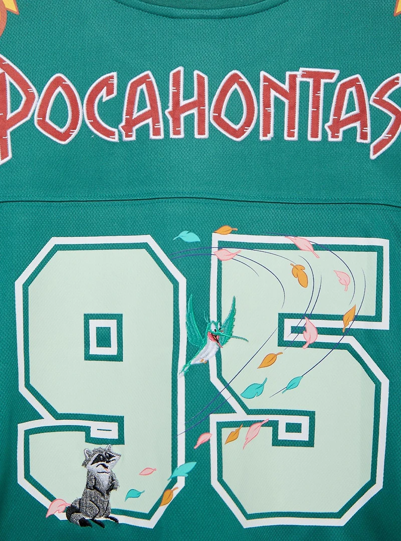 Disney Pocahontas Women's Cropped Football Jersey - BoxLunch Exclusive