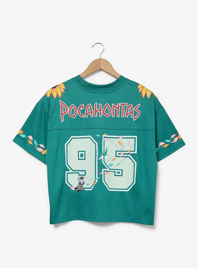 Disney Pocahontas Women's Plus Cropped Football Jersey - BoxLunch Exclusive