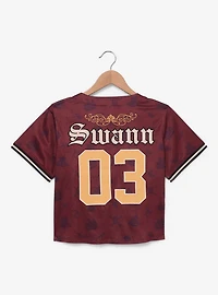 Disney Pirates of the Caribbean Elizabeth Swann Women's Plus Cropped Baseball Jersey - BoxLunch Exclusive