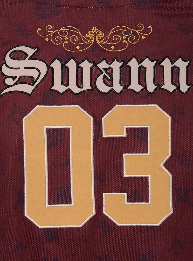 Disney Pirates of the Caribbean Elizabeth Swann Women's Plus Cropped Baseball Jersey - BoxLunch Exclusive