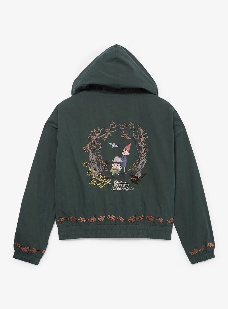 Over The Garden Wall Icons Women's Cropped Windbreaker - BoxLunch Exclusive