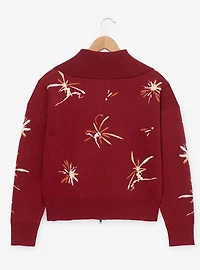 Studio Ghibli® Howl's Moving Castle Calcifer Women's Plus Double Zippered Cardigan - BoxLunch Exclusive