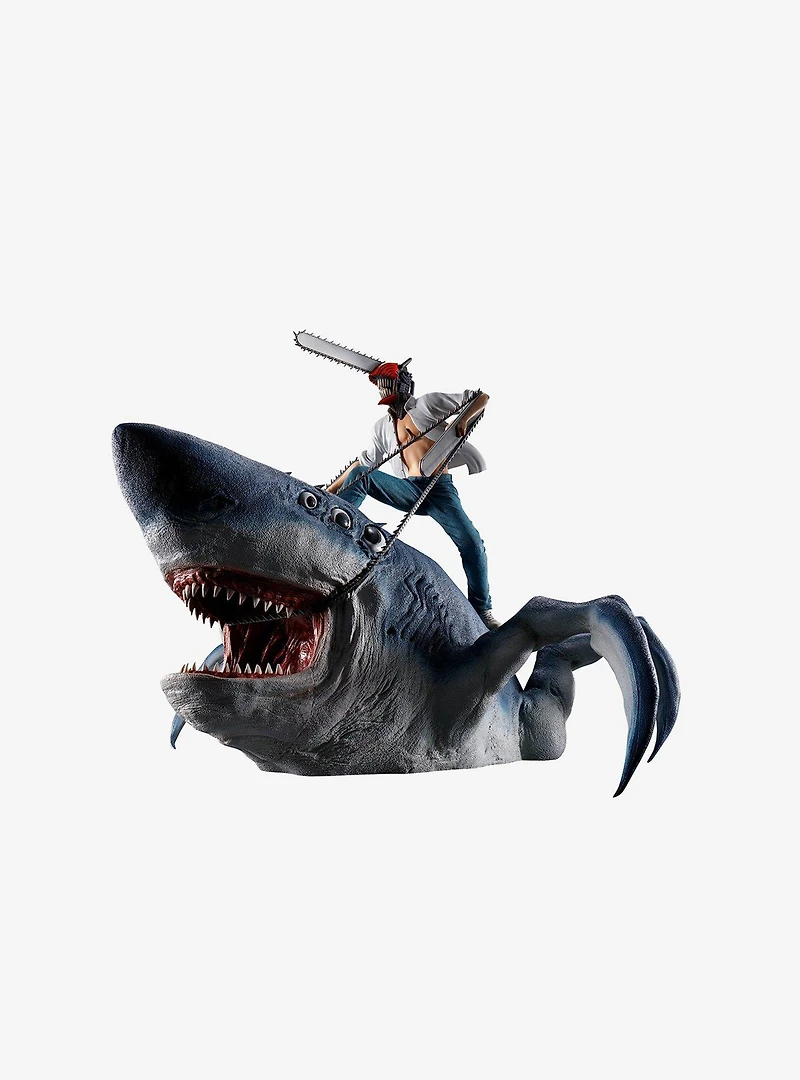 Bandai Namco Chainsaw Man Mega Impact Chainsaw Man & Beam Figure