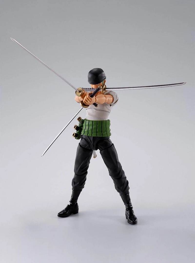 Bandai Namco One Piece S.H.Figuarts Roronoa Zoro (Romance Dawn) Figure