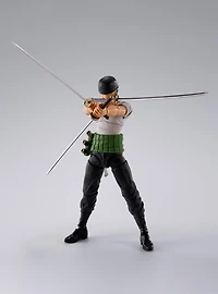 Bandai Namco One Piece S.H.Figuarts Roronoa Zoro (Romance Dawn) Figure