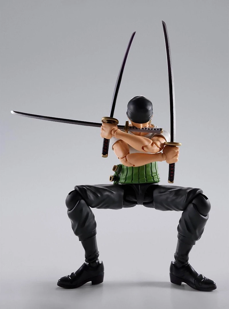 Bandai Namco One Piece S.H.Figuarts Roronoa Zoro (Romance Dawn) Figure