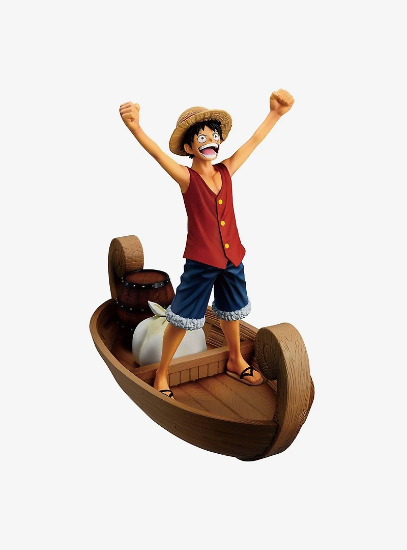 One Piece Revible Moment Ichibansho Monkey D. Luffy I'm Going to Be King of the Pirates! (Memories of Adventure and The Shipping Route The Future) Figure