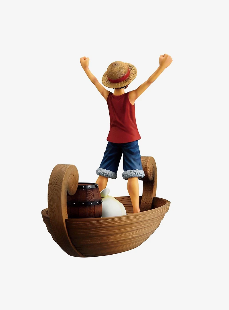 One Piece Revible Moment Ichibansho Monkey D. Luffy I'm Going to Be King of the Pirates! (Memories of Adventure and The Shipping Route The Future) Figure