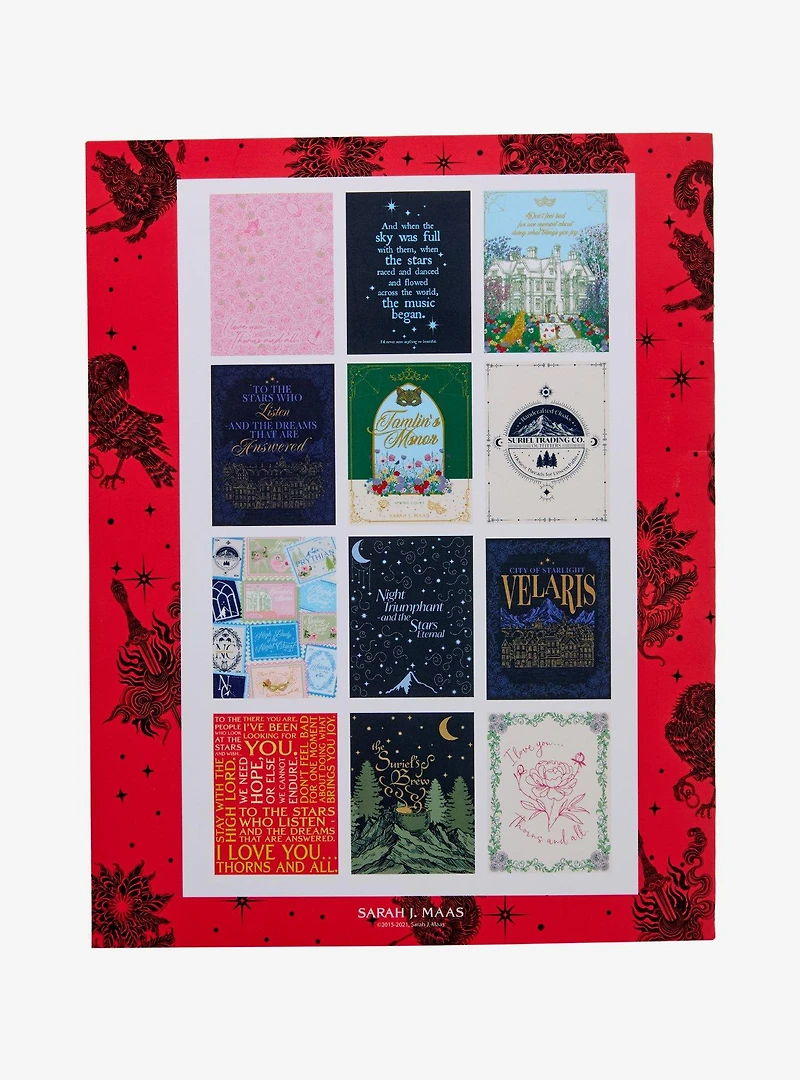 A Court of Thorns and Roses Poster Book - BoxLunch Exclusive