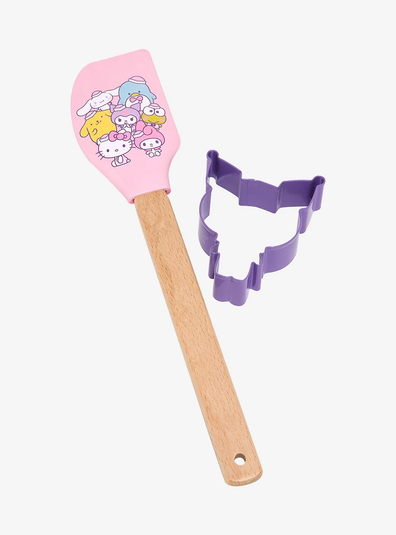 Sanrio Hello Kitty and Friends Kuromi Cookie Cutter & Spatula Set