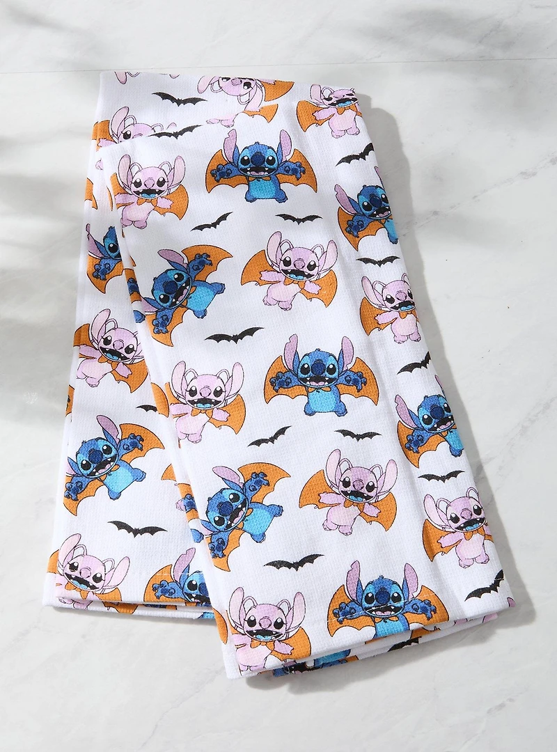 Disney Lilo & Stitch Halloween Angel & Stitch Kitchen Towel Set