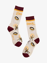 The Lord of the Rings One Ring Allover Print Crew Socks — BoxLunch Exclusive