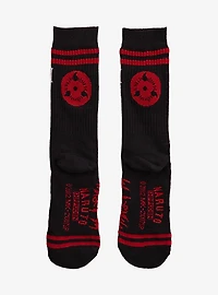 Naruto Shippuden Akatsuki Cloud Crew Socks — BoxLunch Exclusive