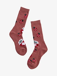 Studio Ghibli® Kiki's Delivery Service Jiji & Strawberry Jam Crew Socks - BoxLunch Exclusive