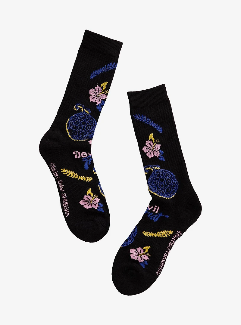 One Piece Devil Fruit Crew Socks — BoxLunch Exclusive