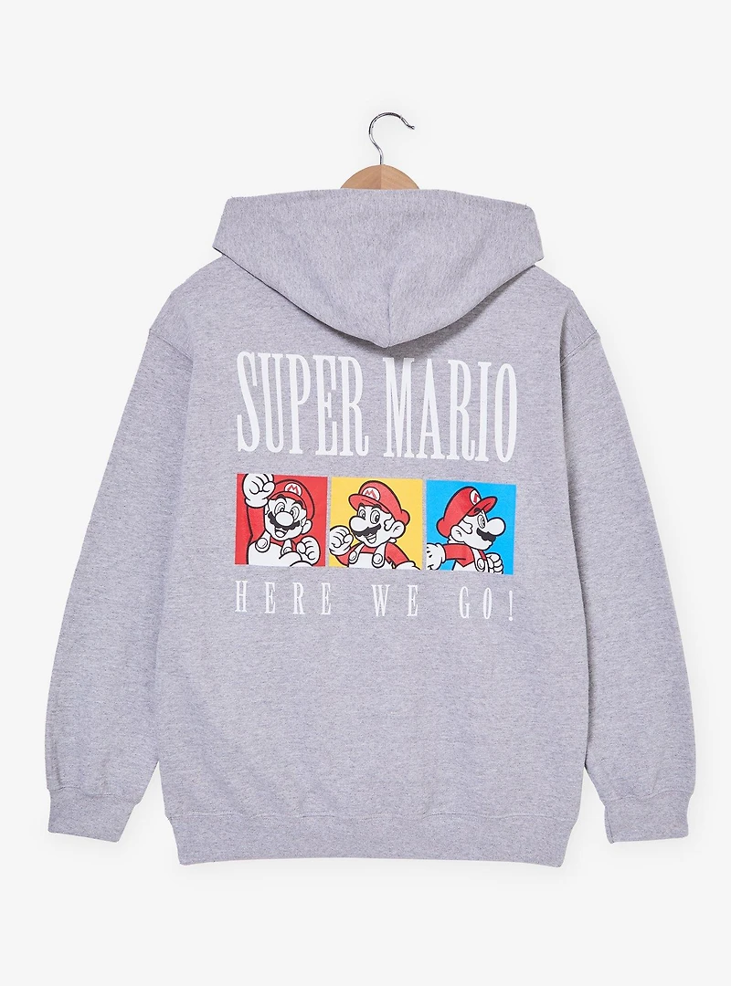 Nintendo Super Mario Bros. Zippered Hoodie - BoxLunch Exclusive