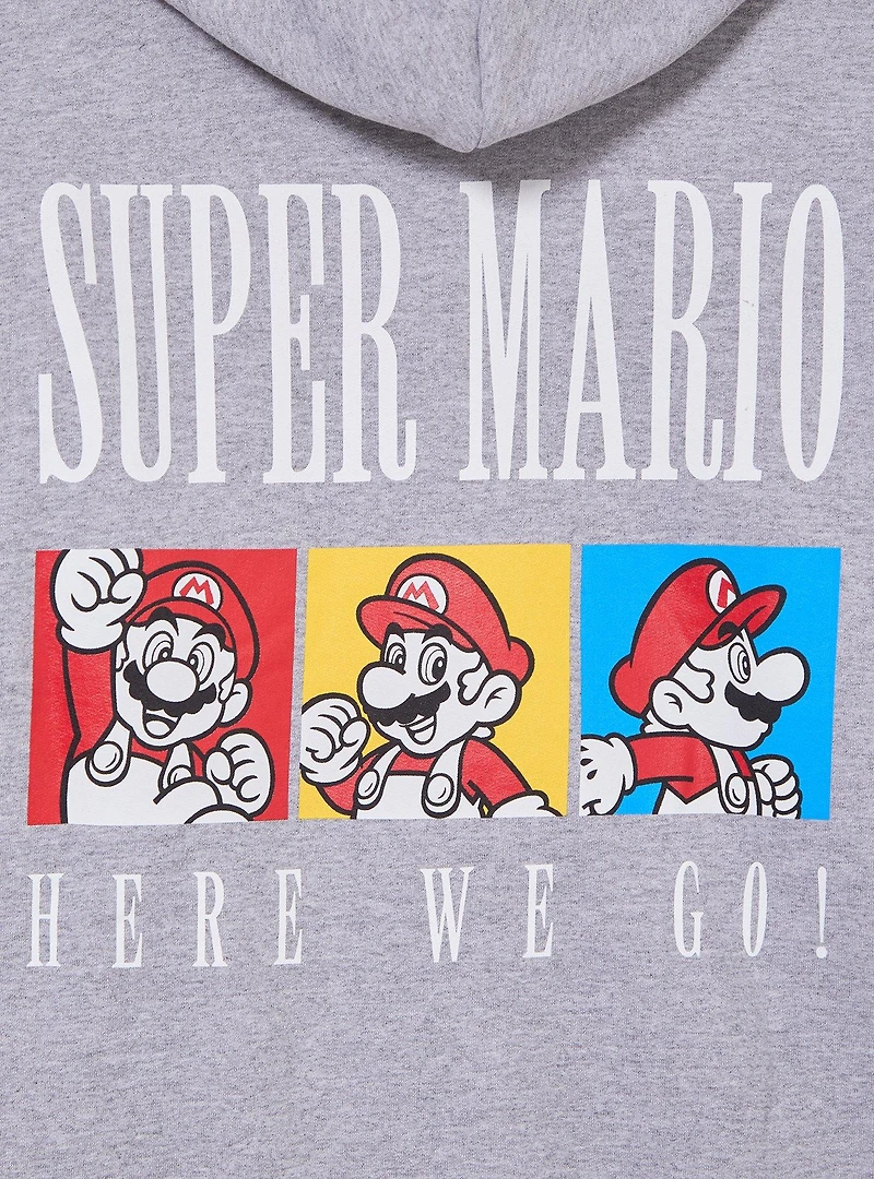 Nintendo Super Mario Bros. Zippered Hoodie - BoxLunch Exclusive