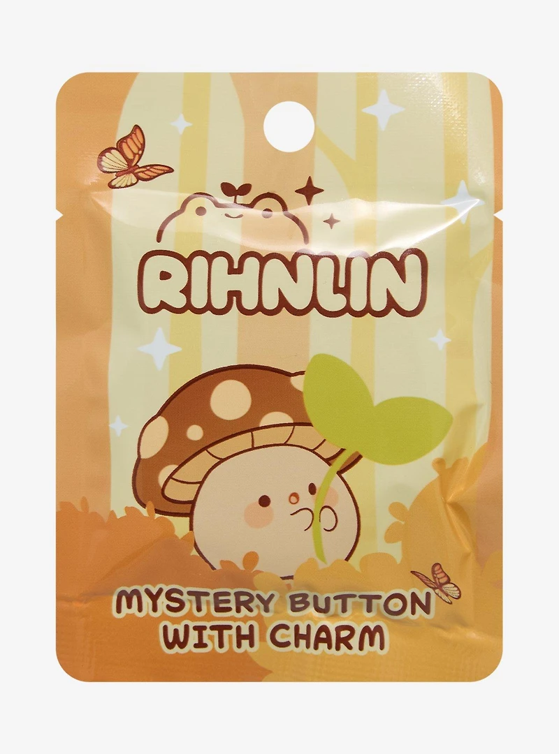 Rihnlin Forest Critters Blind Bag Button Pin with Charm