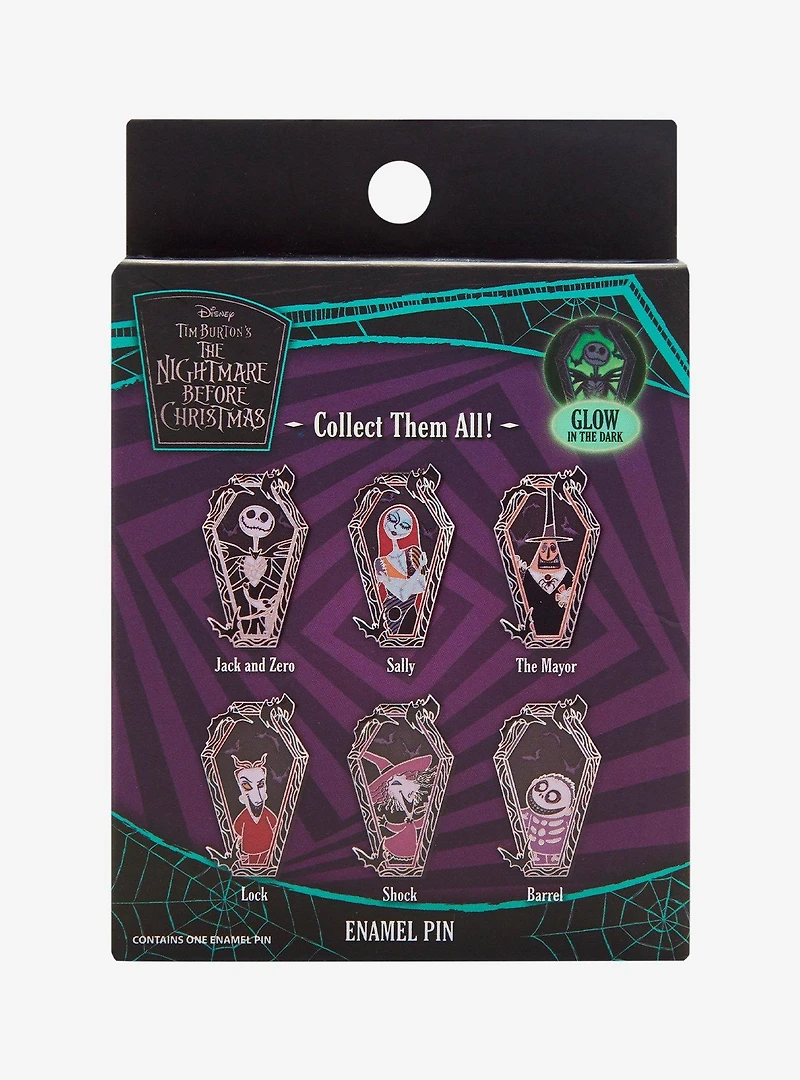 Disney The Nightmare Before Christmas Glow-in-the-Dark Blind Box Enamel Pin - BoxLunch Exclusive
