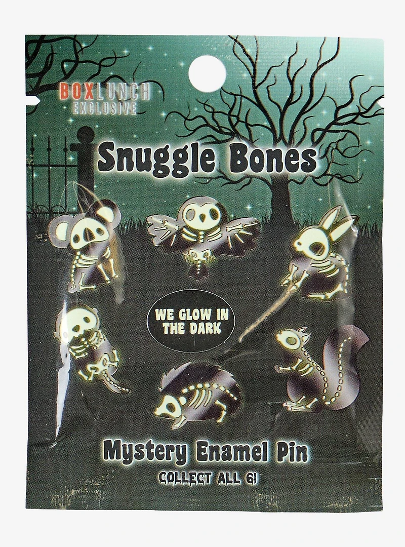 Snuggle Bones Glow-in-the-Dark Blind Bag Enamel Pin - BoxLunch Exclusive