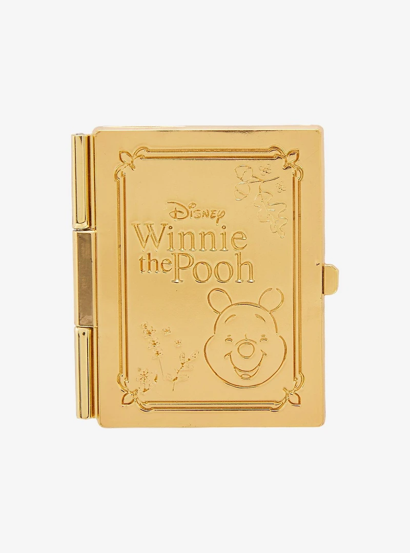 Disney Winnie the Pooh Pooh Bear and Piglet Book Hinged Enamel Pin - BoxLunch Exclusive