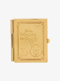 Disney Winnie the Pooh Pooh Bear and Piglet Book Hinged Enamel Pin - BoxLunch Exclusive